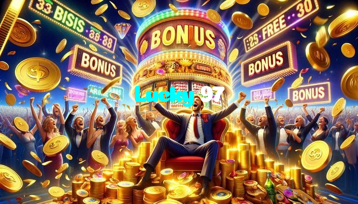 Lucky 97 casino presented on mobile device in Pakistan with slots and live games